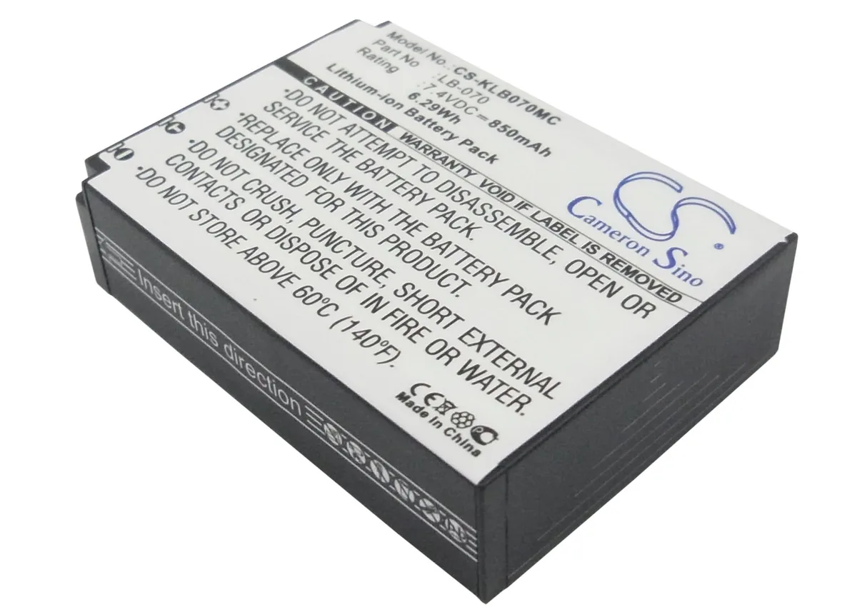 Cameron &amp; Co Cameron &amp; Co DS-CS-KLB070MC camera battery 7.4V 850mAh — product photo