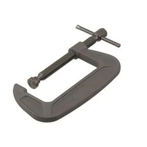 Westward 10D475 C-clamp hand tool black phosphate finish