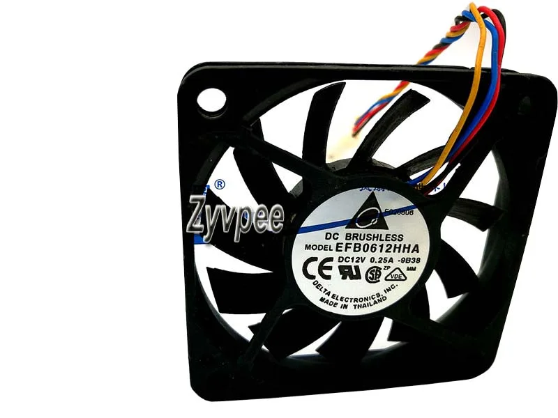 Zyvpee Zyvpee EFB0612HHA 60mm 10mm PWM case fan — product photo