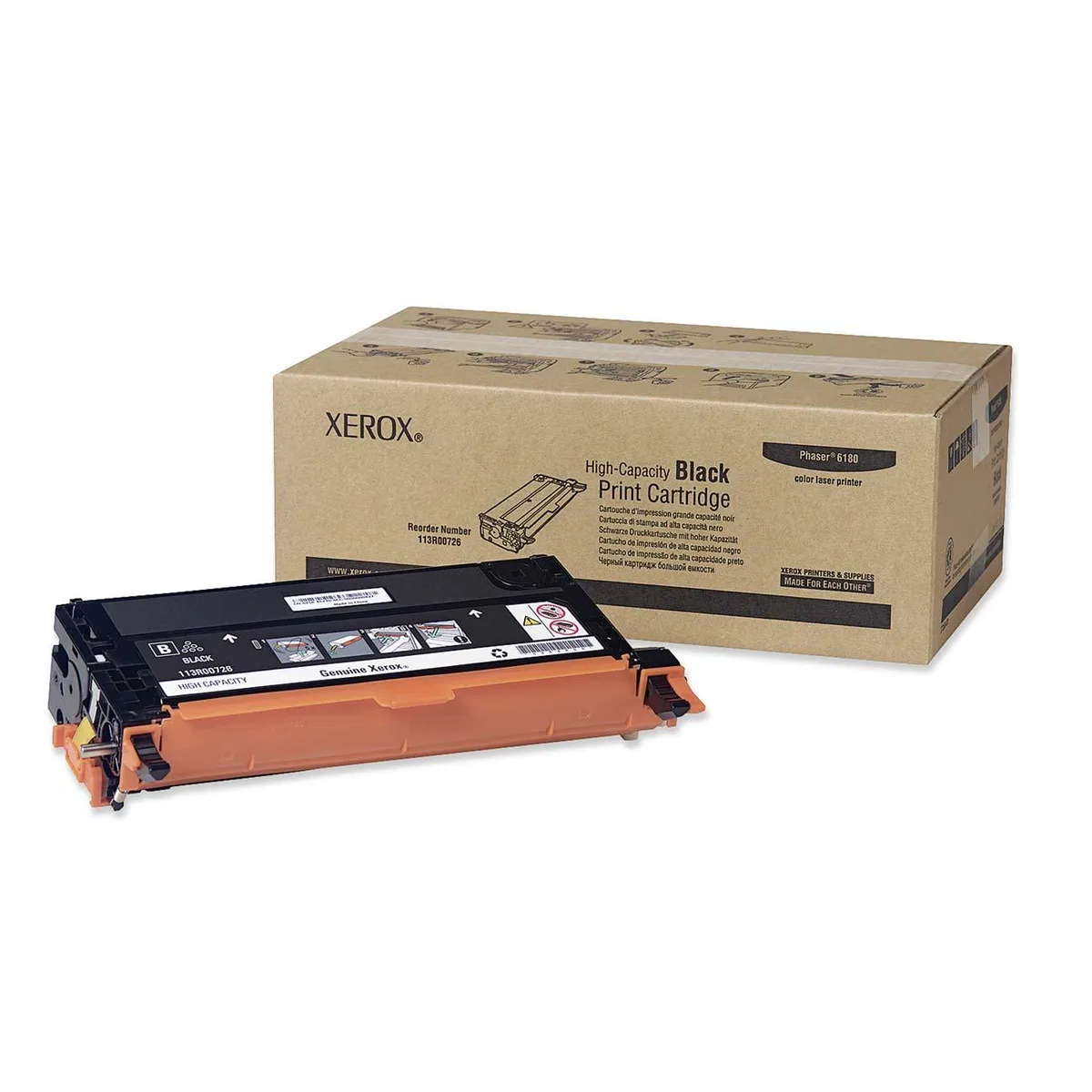 XEROX Xerox 113R00726 toner cartridge (genuine brands) black 8000 pages — fotografie produktu