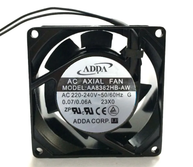 Fans Fans AA8382HB-AW 80×80×38 mm 220–240 V AC case fan — product photo