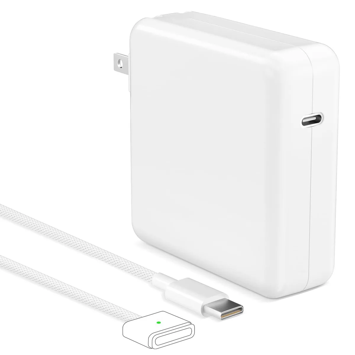 Dell PD-96W USB-C power adapter with 6.6FT braided cable