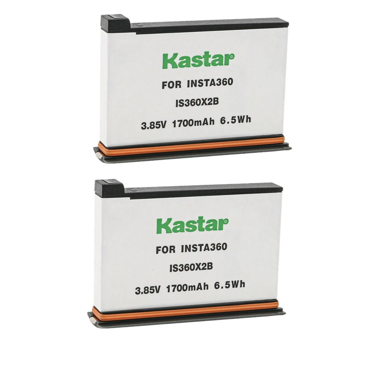 Kastar Kastar IS360X2B 2-pack 1700 mAh Li-ion camera battery — product photo