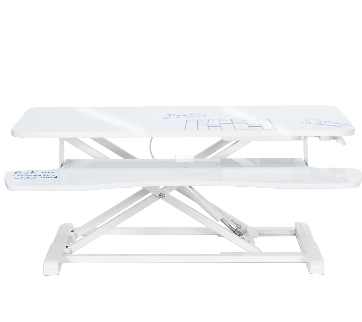 VIVO VIVO White Dry Erase 36" Standing Desk Monitor Riser — product photo