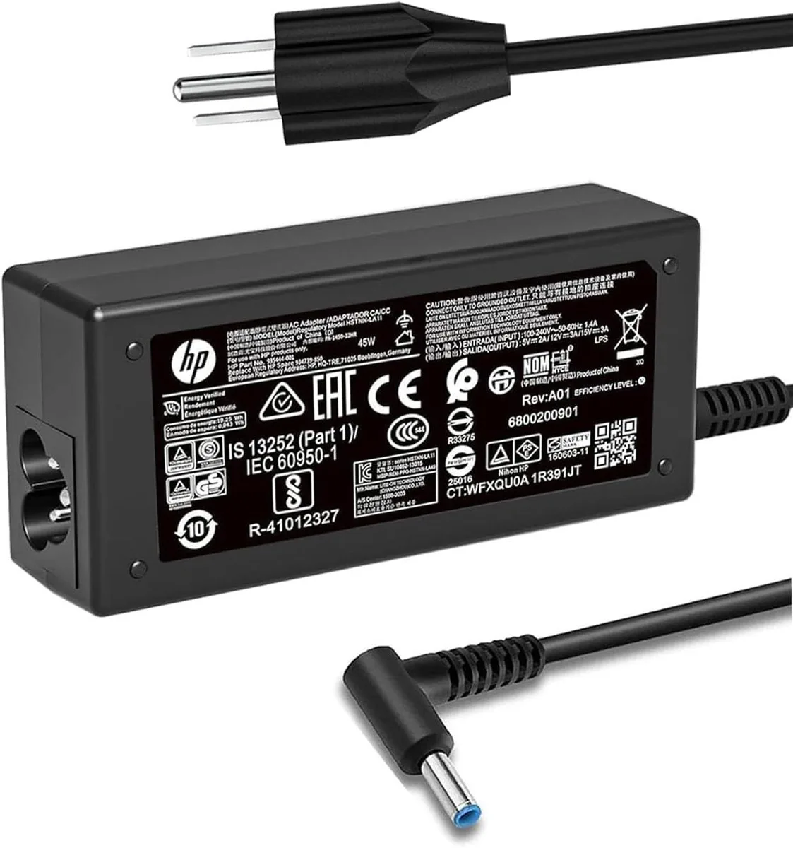 Blueskysea Blueskysea 45W 19.5V 2.31A AC Adapter Blue Tip — product photo