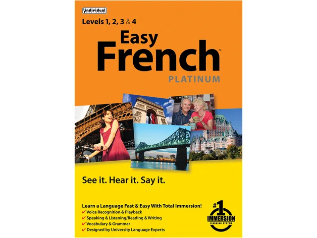 Individual Software Individual Software 8112019 Easy French Platinum Learning — product photo