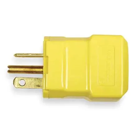 Hubbell Incorporated Hubbell Incorporated HBL5364VY 3-Wire Industrial Straight Blade Plug 20A 125V Yellow — product photo