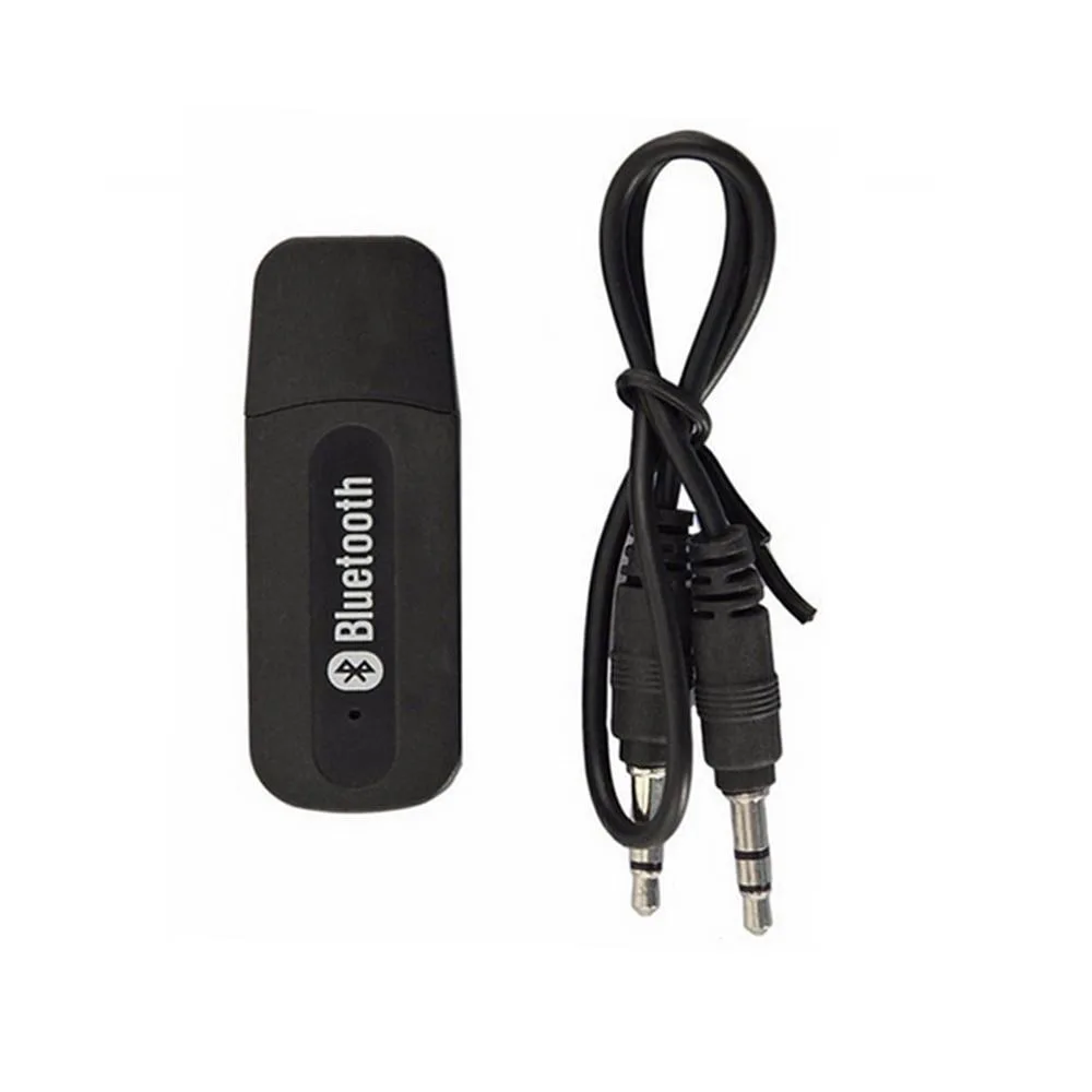 YINGHUA YINGHUA Wireless Car USB Adapter 3.5mm AUX Bluetooth Transmitter Black — product photo