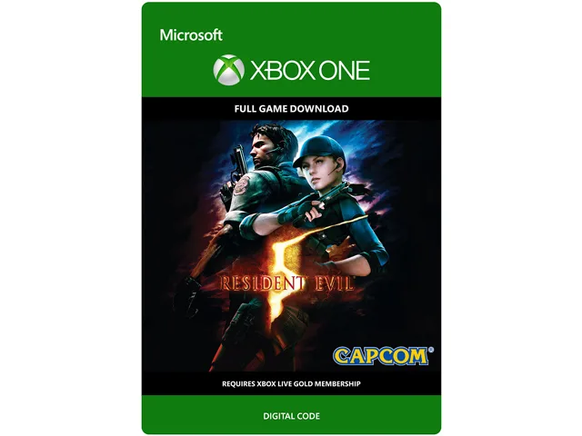 Capcom Capcom G3Q-00155 Resident Evil 5 Xbox One downloadable game 1080p — product photo