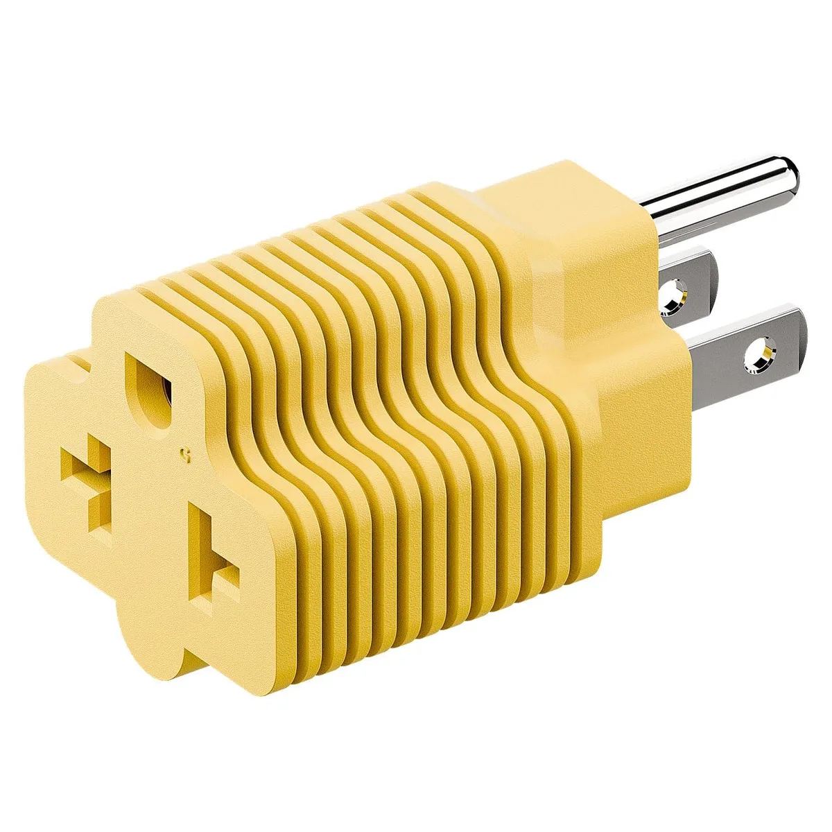 LORDWORLD LORDWORLD 15A to 20A NEMA 5-15P to 5-20R Adapter Yellow — product photo