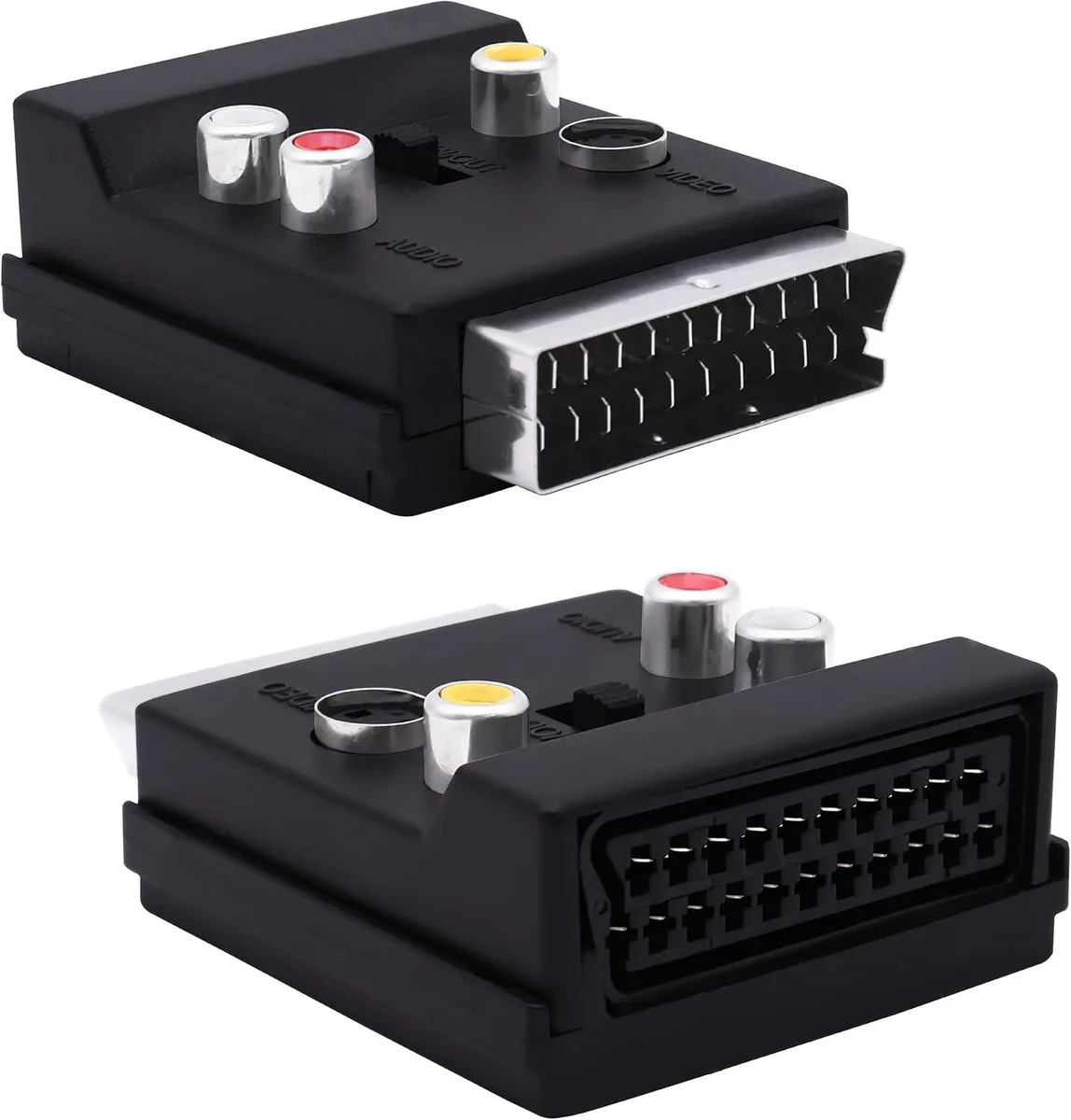 Boxwave Boxwave SCART Male-Female 3RCA S-Video Switchable Adapter 2pcs — product photo