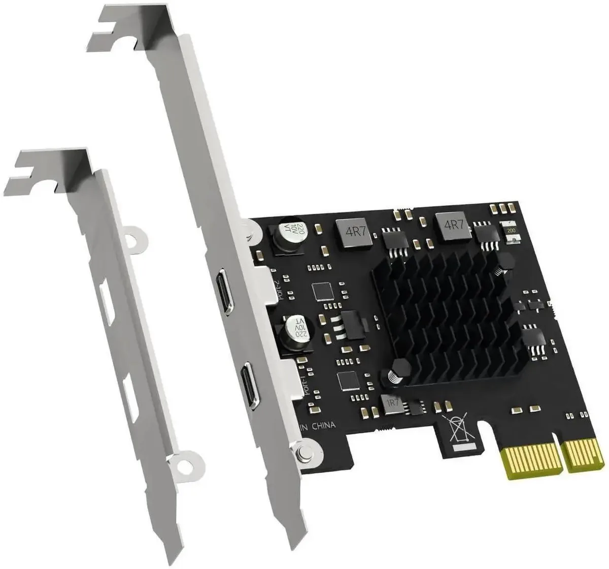 SMUGDESK SMUGDESK U3142CX1 PCIe x1 USB 3.1 Gen2 Dual Type-C Data Adapter — product photo