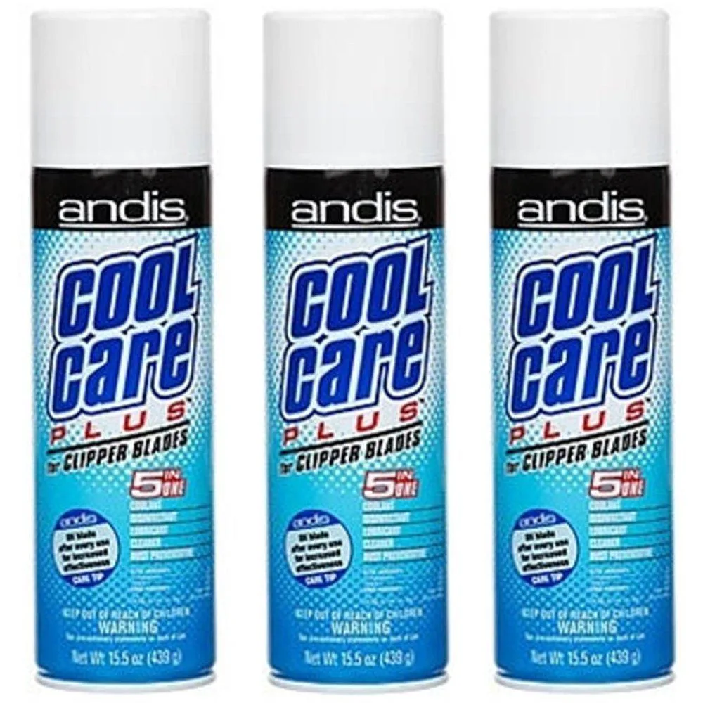Andis Andis Cool Care Plus Clipper Lubricating Spray 5-In-1 3 x CL-12750 hair care — product photo