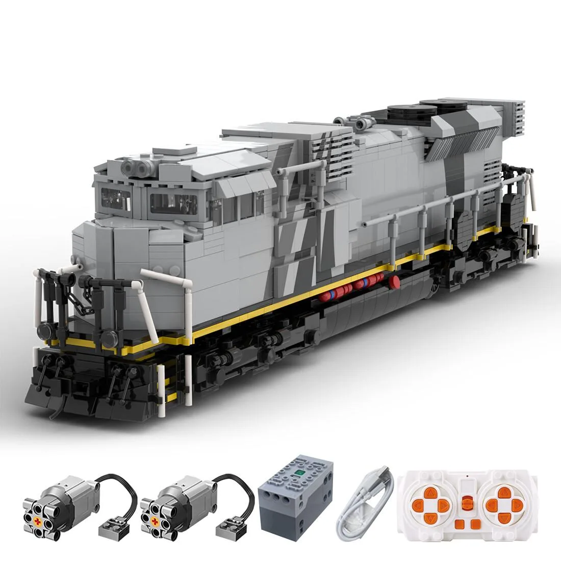 ZITIANYOUBUILD ZITIANYOUBUILD MOC-142194 SD70ACS Etihad Rail 2086PCS — product photo