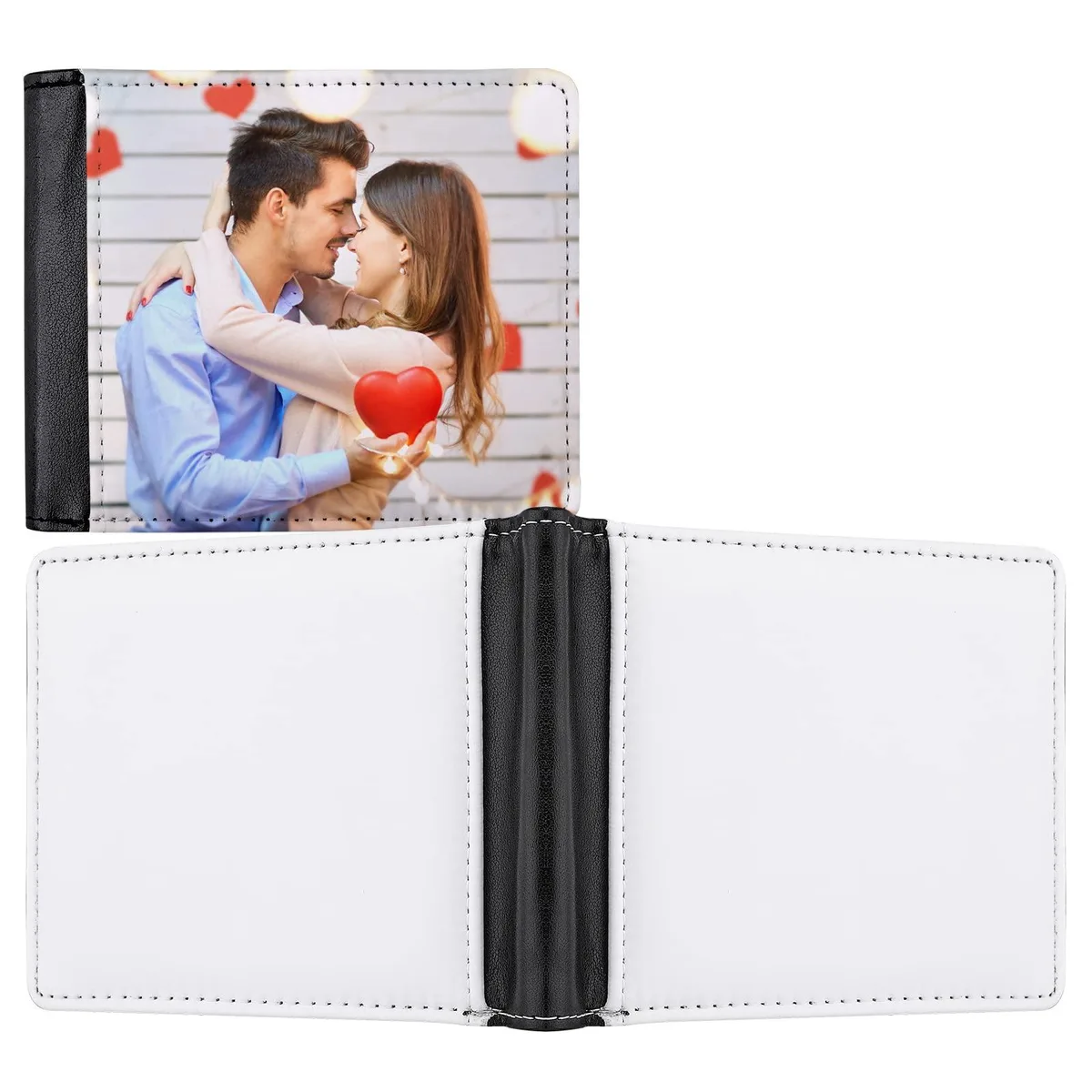  Prasacco Wallet Sublimation Blank Heat Transfer Black Double Side — product photo