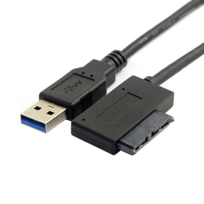 Shenzhen Shenzhong TECH. CO. LTD. Shenzhen Shenzhong TECH. CO. LTD. USB 3.0 to 7+6 13pin Slimline Sata Adapter Cable — product photo