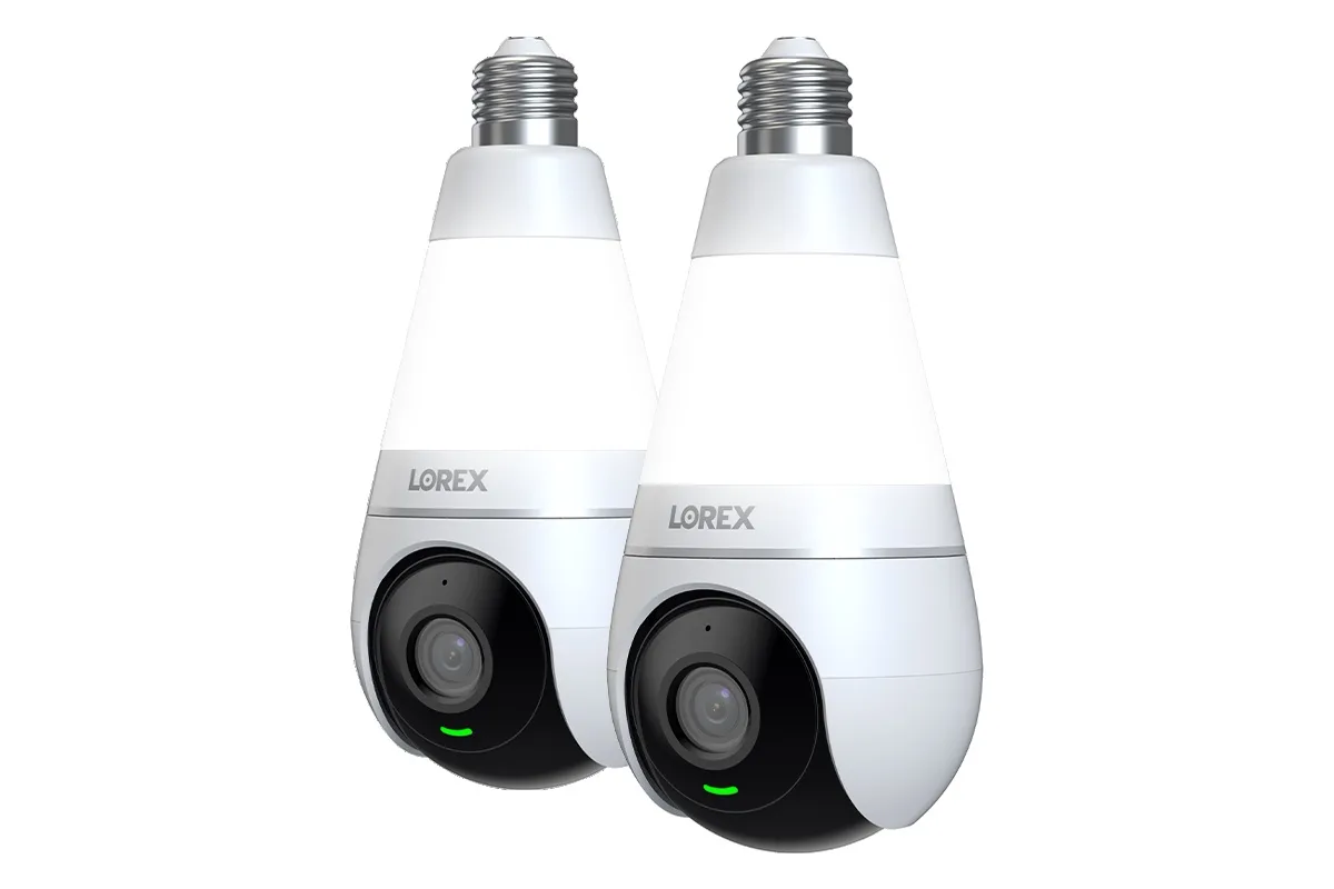 Lorex Lorex SL300-F-2PK 2K Wi-Fi Smart Lightbulb Camera 2-Pack — product photo