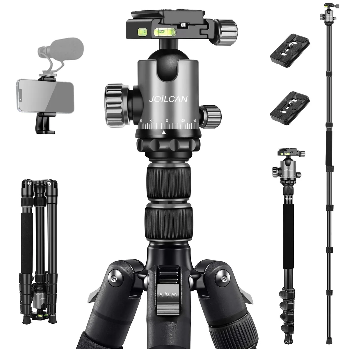 ARCTIC ARCTIC 2 in 1 Accessory 81" Tripod Monopod 35Lb 38mm Ball Head — product photo