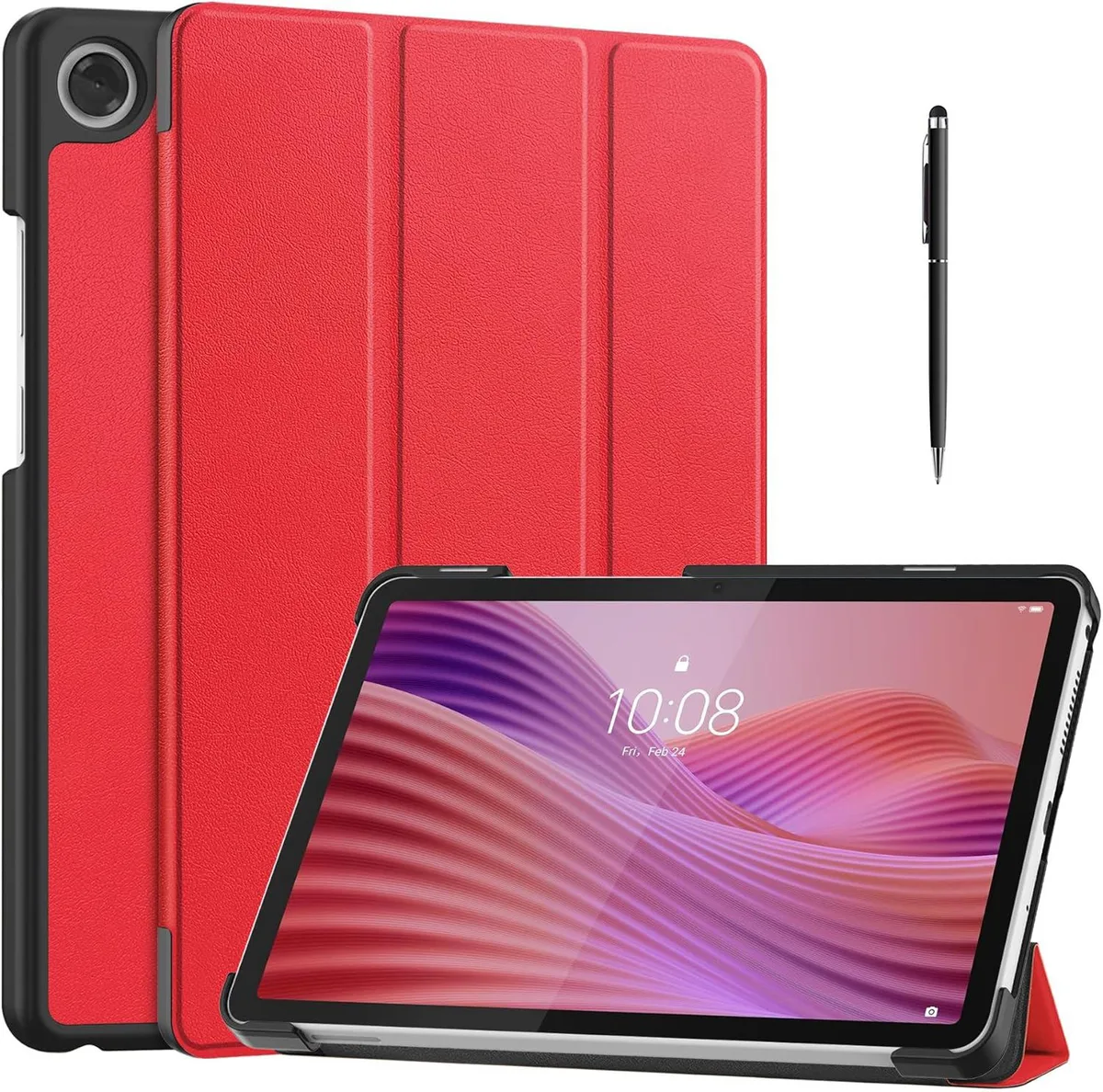 Werleo Werleo Case for Lenovo Tab One 8.7 2025 / Tab K9 8.7 2025 TB305XU TB305FU Red — product photo