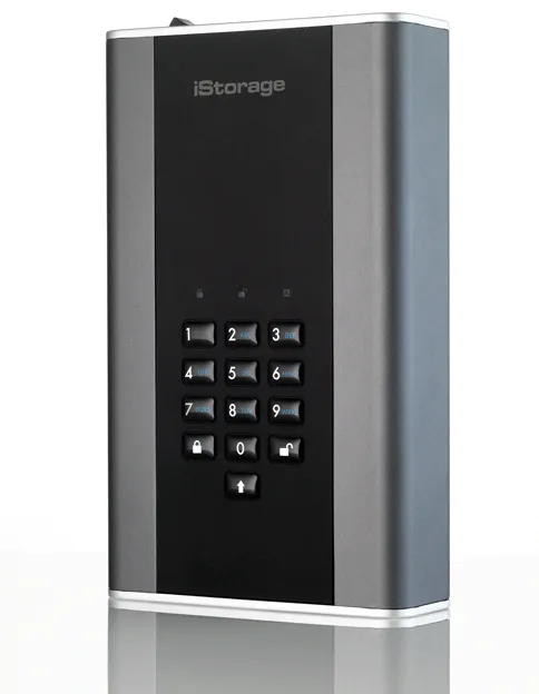 iStorage iStorage diskAshur DT2 12TB external hard drive IS-DT2-256-12000-C-X — product photo