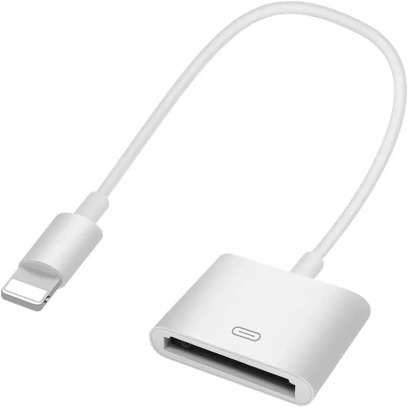 DIXSG DIXSG 8-Pin Male to 30-Pin Female Data Adapter White 7.8 in — product photo