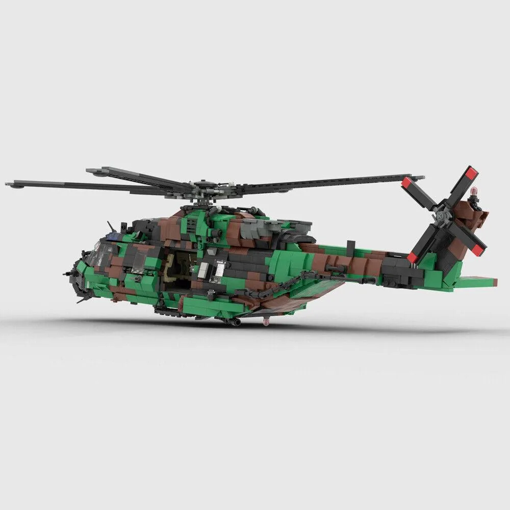 ZITIANYOUBUILD ZITIANYOUBUILD MOC-155624 NH-90 Helicopter 2515 Parts — product photo