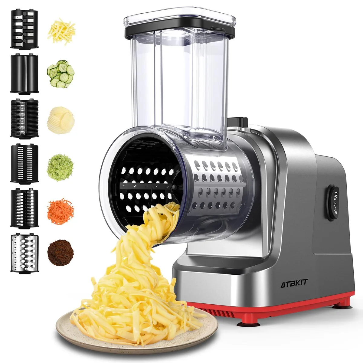 ATBKIT VSQ-S6 food processor 250W 6 blades — product photo