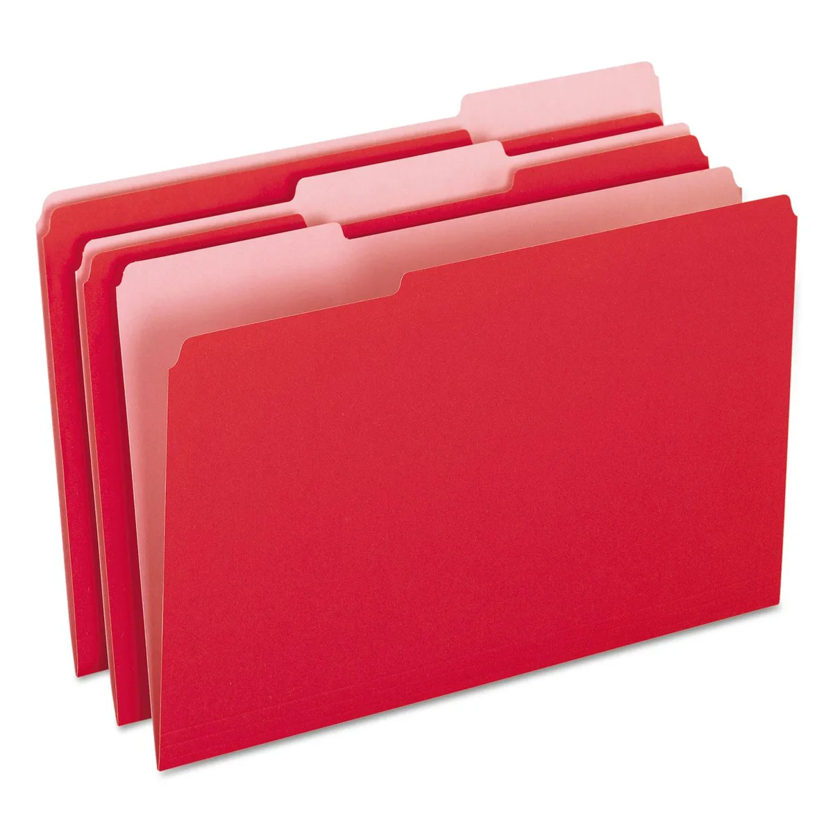 Pendaflex Essentials Pendaflex Essentials 1531/3RED Legal file folders 11 pt 100 pack Red/Light Red accessory — product photo