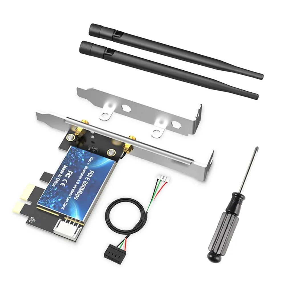 YINGHUA YINGHUA 600Mbps PCIe WiFi Adapter 2.4/5GHz 802.11 ac/b/g/n — product photo