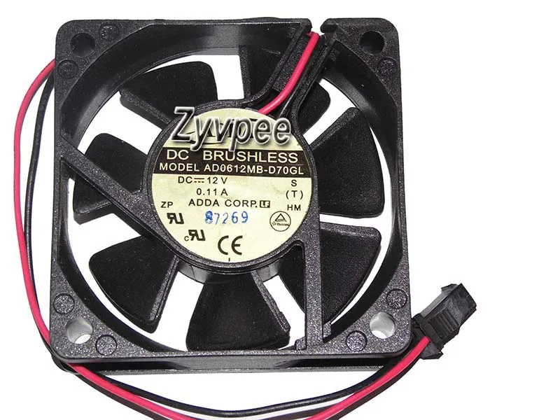 Zyvpee Zyvpee AD0612MB-D70GL 60x15mm 12V 0.11A 2-pin case fan — product photo