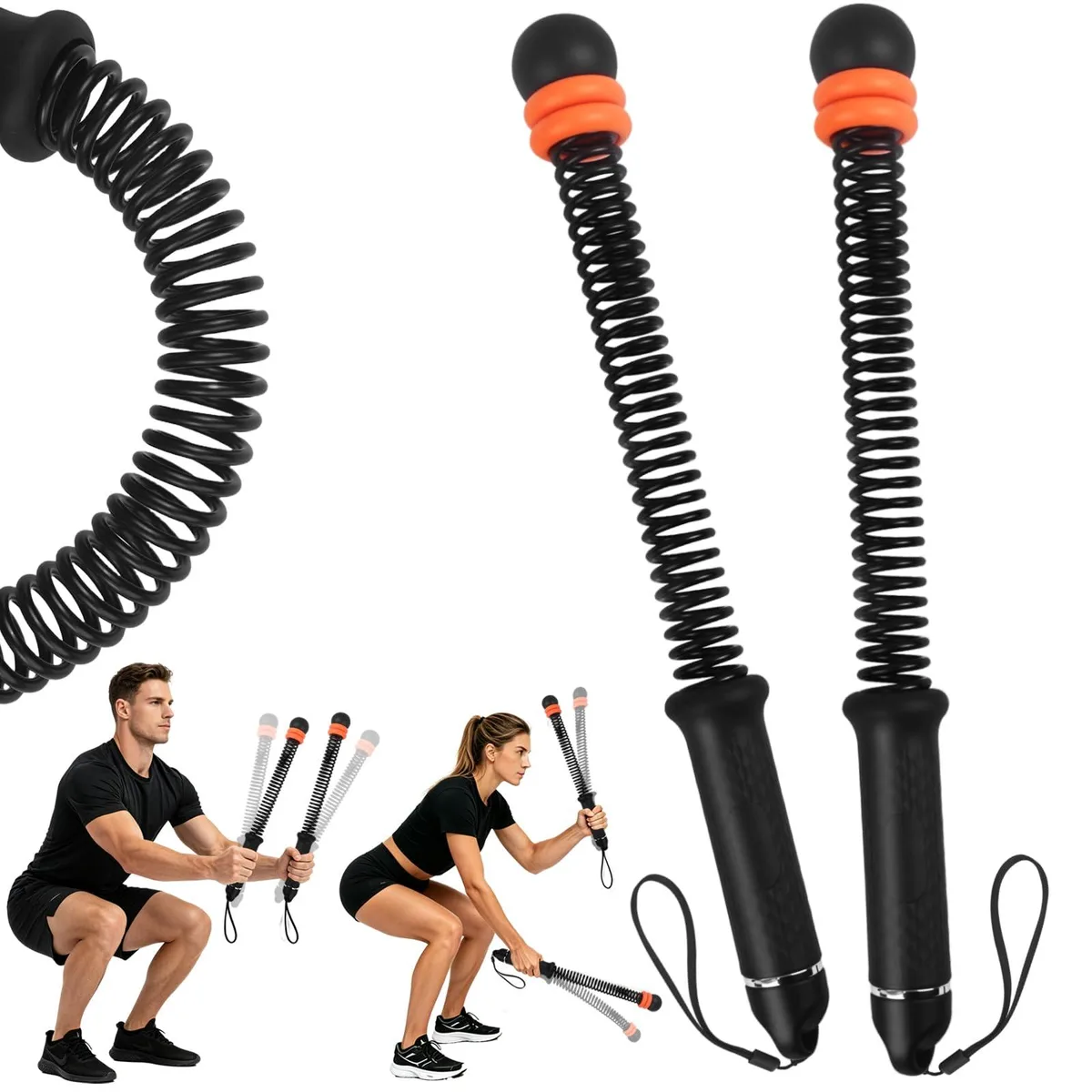 Adjustable Weighted Cordless Battle Ropes — product photo