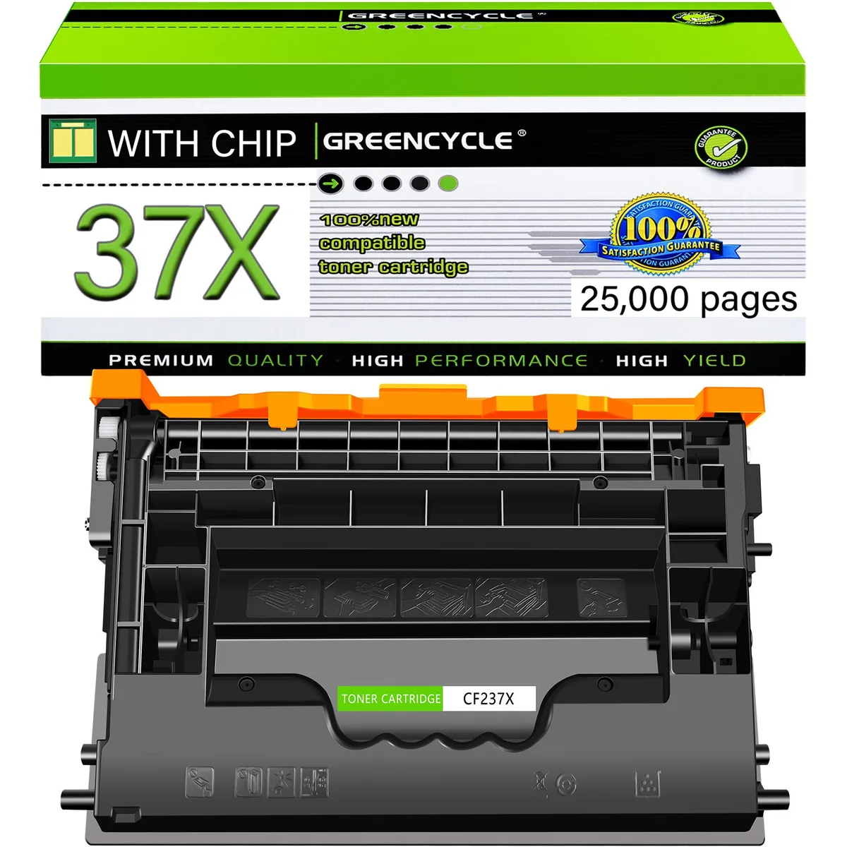 GREENCYCLE GREENCYCLE CF237X toner cartridge black 25000 pages — product photo
