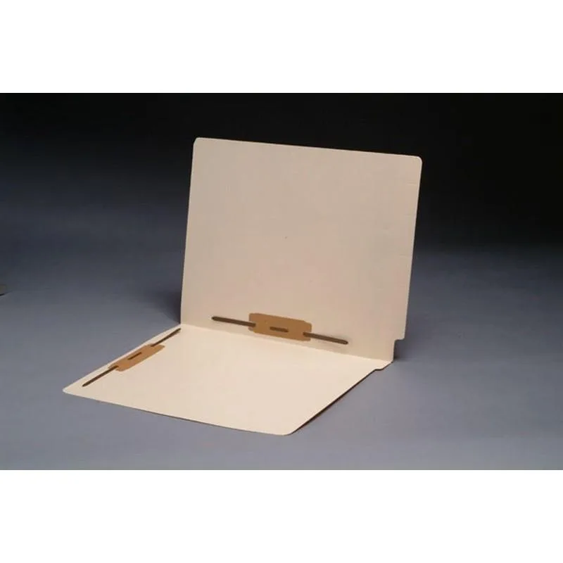 BSP FIling BSP FIling 11pt Manila File Folder Full Cut 2-Ply End Tab Letter Size Fastener Pos #3 & #5 Box of 50 — product photo