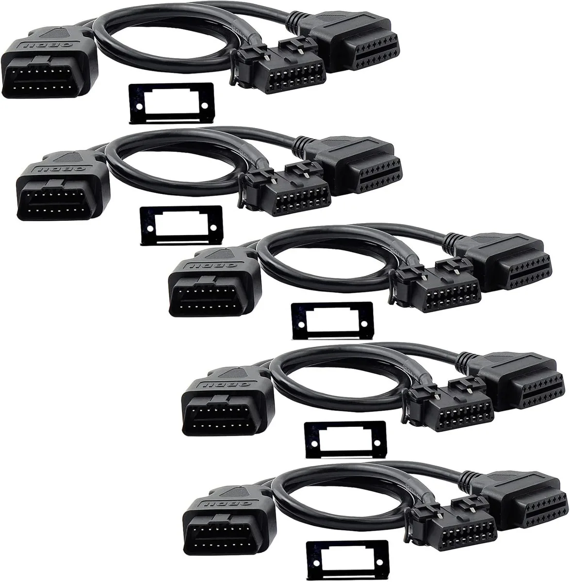TAURKENAM TAURKENAM OBD2 16 Pin Y Splitter 1 Male 2 Female 50cm/20in 26AWG car electronics accessory — product photo