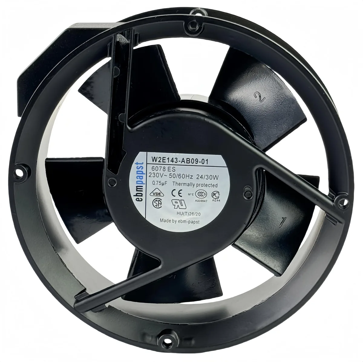 Vszerda Vszerda W2E143-AB09-01 172x172x51mm 230V 24/30W case fan — product photo