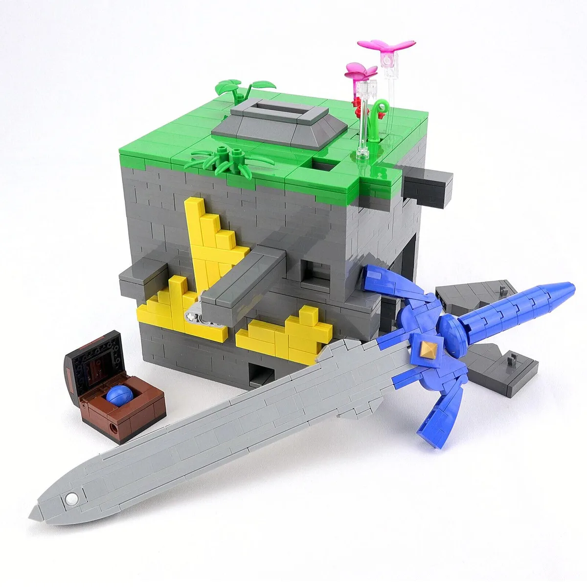 ZITIANYOUBUILD ZITIANYOUBUILD The Master Sword Box 1416 Pieces Building Toy Set — product photo
