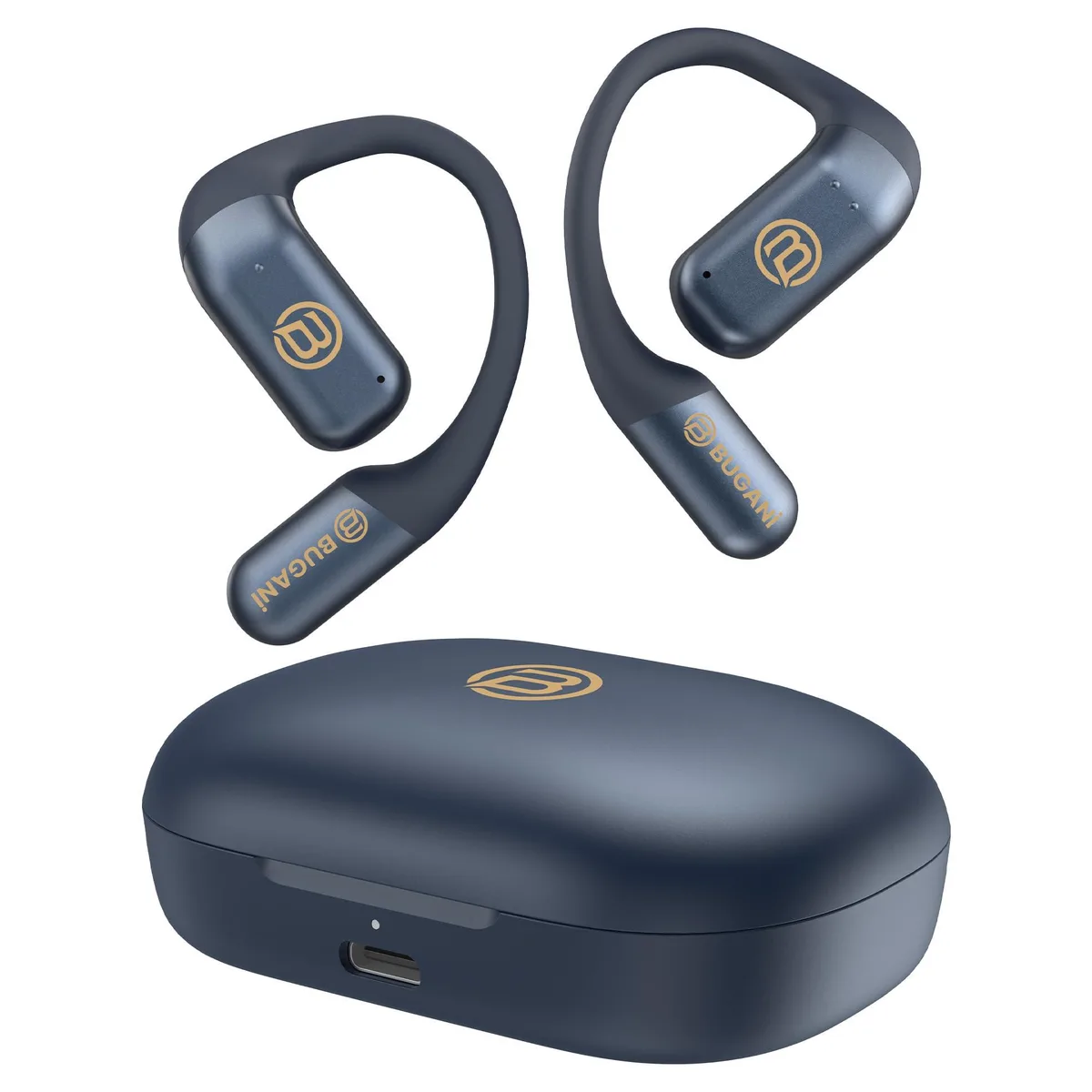  BUGANI Open Ear Headphones Navy/Blue 5.4 8h — product photo