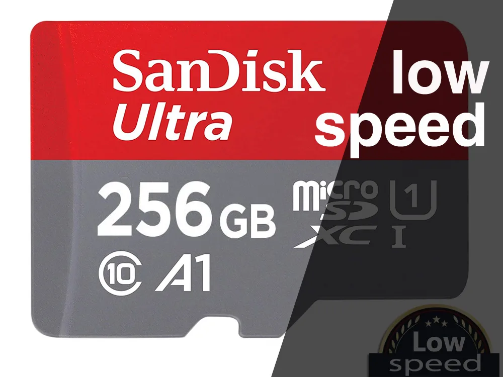 Almighty office Almighty office SanDisk MicroSD 256GB Class 10 U1 A1 With Adapter — product photo