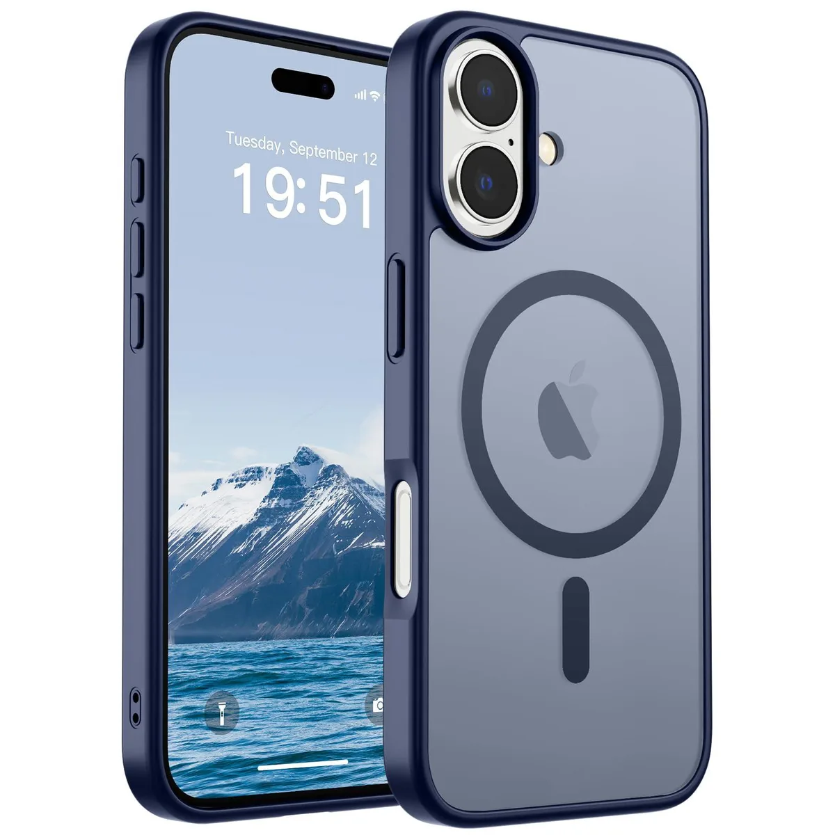KEHIPI KEHIPI Magnetic Case for iPhone 17 Navy Blue — product photo