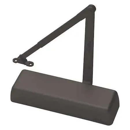 Bronze hydraulic door closer with parallel arm, heavy duty finish
