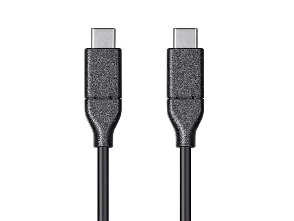 Monoprice Inc. Monoprice 124283 USB C to USB C 2.0 cable 4 m 13.1 ft black 480 Mbps 5 A 30/26 AWG — product photo