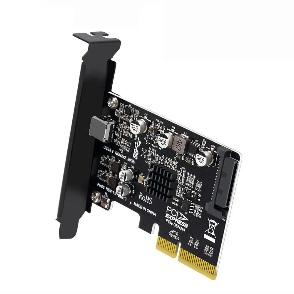 LORDWORLD LORDWORLD USB 3.2 Gen2 Type-C 20Gbps PCI-E 4X Express Card Adapter — product photo