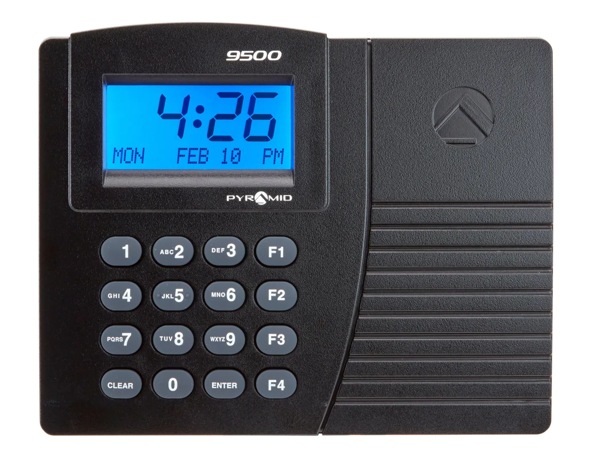 Pyramid Time Systems Pyramid Time Systems Trax Elite TTPROXEK Proximity Time Clock System, 50 Employees, 15 Badges — product photo