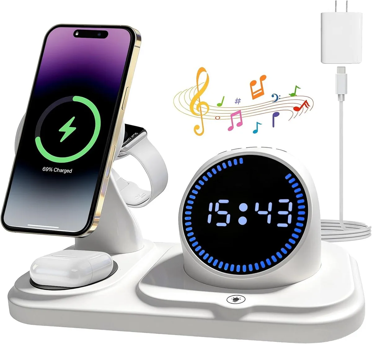 Luisport Luisport 6-in-1 Wireless Charging Station T61 30W — product photo