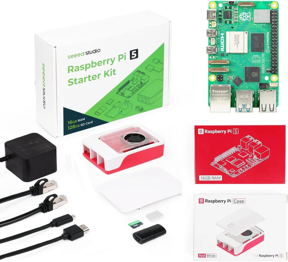 BFKK BFKK Raspberry Pi 5 Starter Kit 16GB RAM 128GB SD Card — product photo