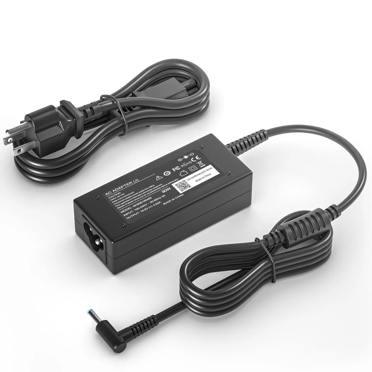  BURFLO 90W AC Adapter 20V 11.8A for HP Pavilion 11 14 15 17 — product photo