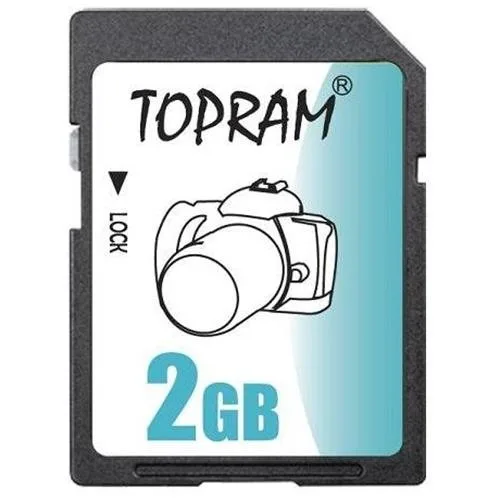 TOPRAM TOPRAM 2GB SD Memory Card Pack of 10 — product photo