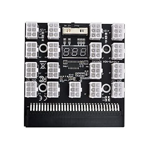 LORDWORLD LORDWORLD 1200W Server PSU Breakout Board Adapter 17 Ports ATX 6 Pin — product photo