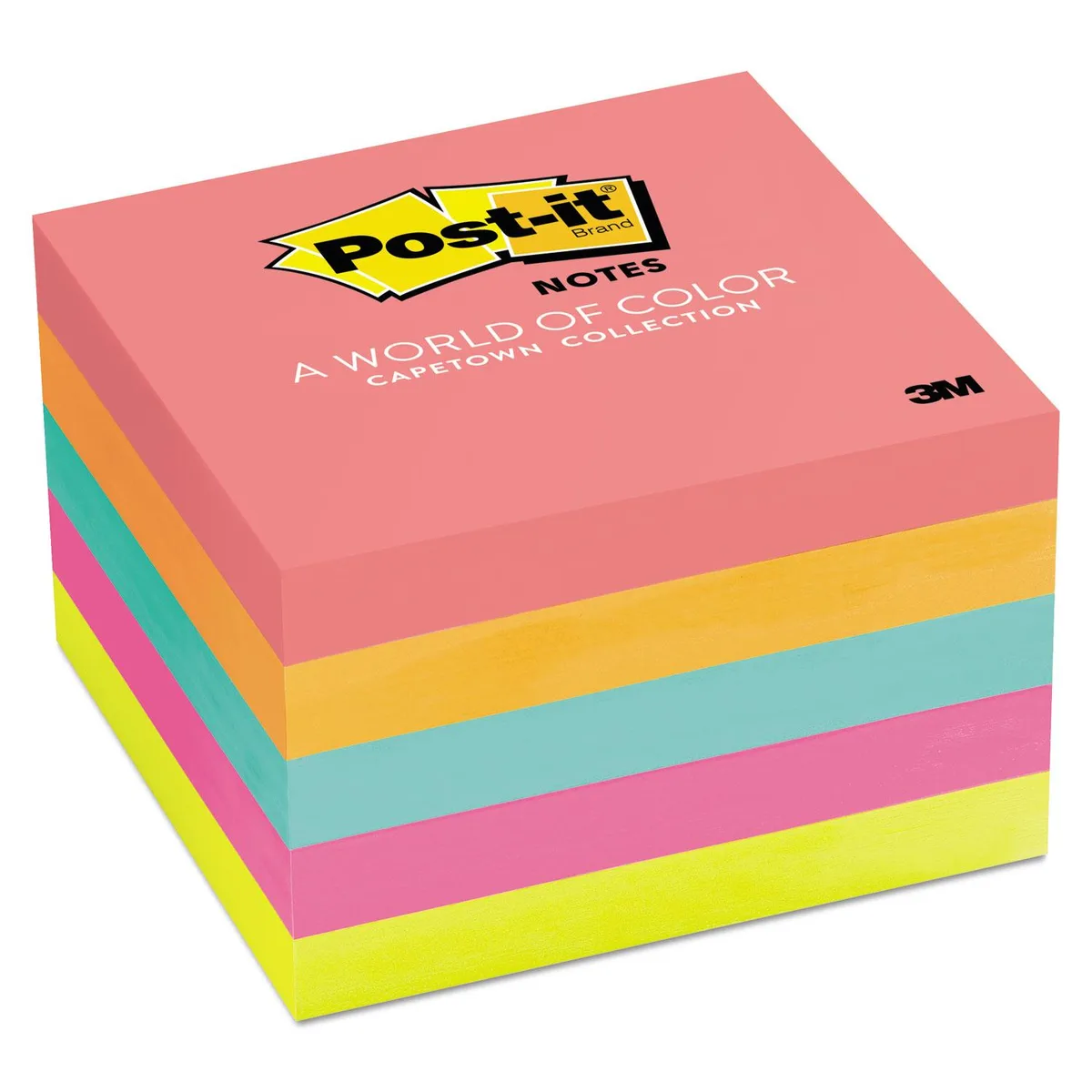 Post-it Notes Post-it Notes 3 x 3 in 100-Sheet 5/Pack 6545PK — product photo