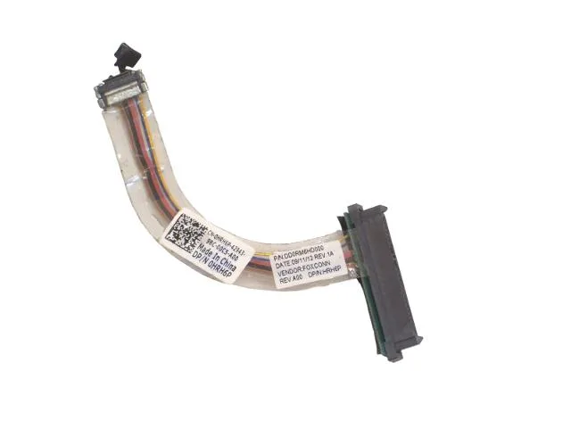 Flat black SATA cable with connectors for Dell Studio 1569